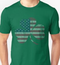 Irischer Flagge-Shamrock Slim Fit T-Shirt