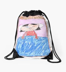 OG Annoyed Sleeping girl - ABC '14 Drawstring Bag