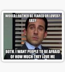 Michael Scott The Office Sticker