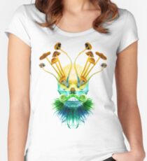 Psychedelic Shaman Women's Fitted Scoop T-Shirt