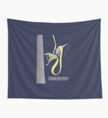 Rapunzel Abseil Escape Attempt Wall Tapestry