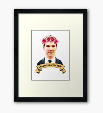 Cumberbitch shirt Framed Print