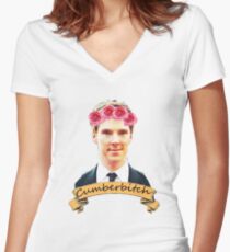 Cumberbitch shirt Women's Fitted V-Neck T-Shirt