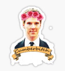 Cumberbitch shirt Sticker