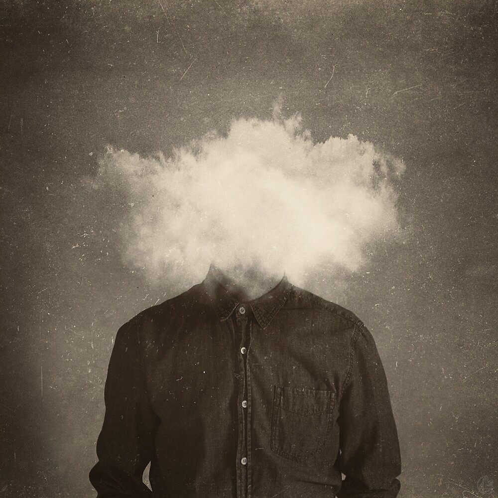 "head in the clouds" by seamless | Redbubble