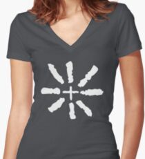 Railroad Ally Women's Fitted V-Neck T-Shirt