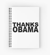 Thanks Obama Spiral Notebook