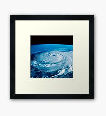 Eye of Hurricane Elena in the Gulf of Mexico. Framed Print