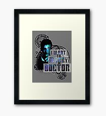 Marry a Doctor Tennant Framed Print