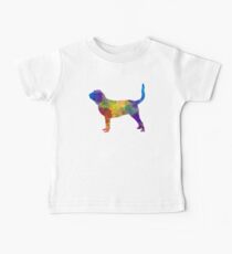 Bloodhound in watercolor Baby Tee