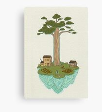 Totara House - Small Worlds Canvas Print