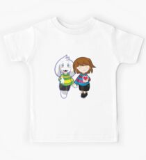 Undertale Asriel und Frisk zusammen Kinder T-Shirt