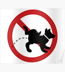 stop dog Poster