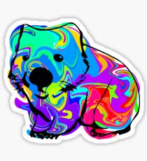 Colorful Wombat Sticker
