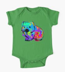 Colorful Wombat One Piece - Short Sleeve