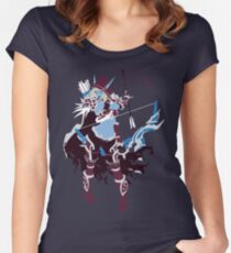 Sylvanas Tailliertes Rundhals-Shirt