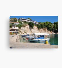 Votsi on Alonissos island Canvas Print