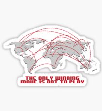 First strike wargame world Sticker