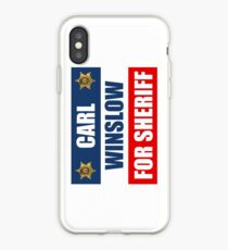 Carl Winslow for Sheriff 3 iPhone Case