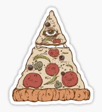Conspiracy pizza Sticker
