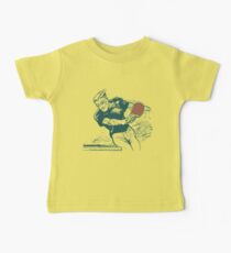Ping pong, retro vector expressionist Baby Tee