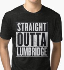 Straight Outta Lumbridge Tri-blend T-Shirt