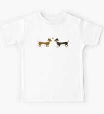 Dachshund Love - Dachshund Kids Tee