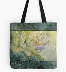 White Stag Emerald Forest Tote Bag
