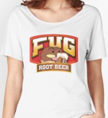 Camiseta ancha para mujer Cerveza de raíz Fug