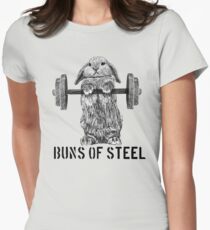 Buns of Steel (Light) Women's Fitted T-Shirt