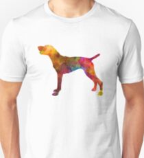 German Shorthaired Pointer in watercolor Unisex T-Shirt