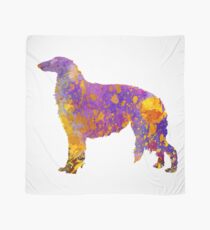 Borzoi 01 in watercolor Scarf