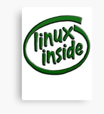 Linux Inside Canvas Print