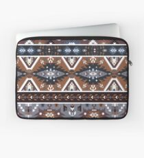 Decorative noir pattern in tribal style Laptop Sleeve