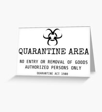 Quarantine Greeting Card