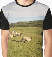 A Country Scene Graphic T-Shirt