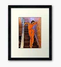 'Expectation' - Beautiful Nude Woman Framed Print