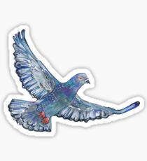 Rock pigeon painting - 2012 Sticker