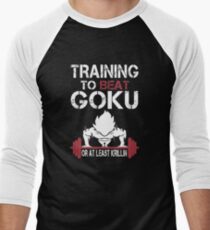 Goku Gym Men's Baseball ¾ T-Shirt