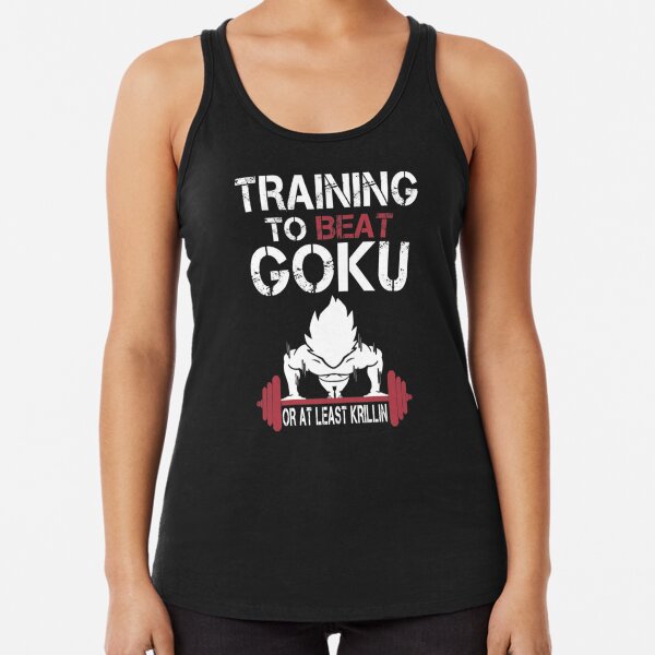 Goku Gym Tank Tops Redbubble - vest fo gogeta roblox