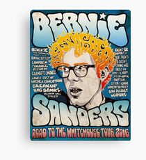 Bernie Sanders Road To The Whitehouse Tour 2016 Canvas Print