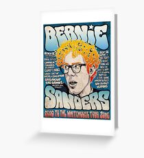 Bernie Sanders Road zur Whitehouse Tour 2016 Grußkarte