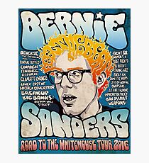 Bernie Sanders Road To The Whitehouse Tour 2016 Photographic Print