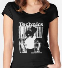 technics 1 Women's Fitted Scoop T-Shirt