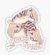 Cuttle puddle Sticker
