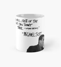 Michael Scott's Inspirational Quote (White) Mug