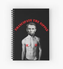 Emancipate the Nipple Spiral Notebook