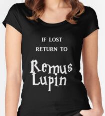 If Lost Return to Remus Lupin Women's Fitted Scoop T-Shirt