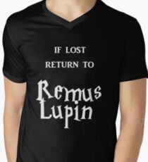 If Lost Return to Remus Lupin Men's V-Neck T-Shirt