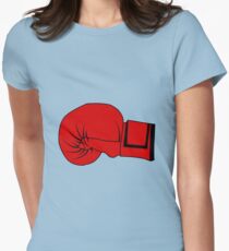 Boxing Glove Women's Fitted T-Shirt